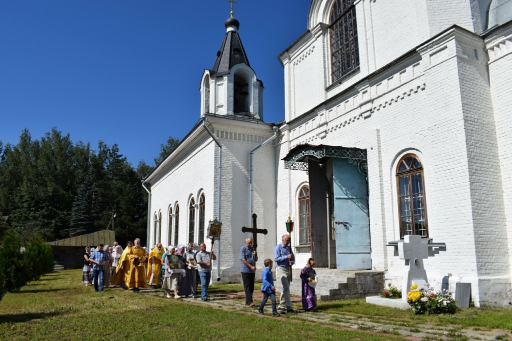 2018.08.02-15 День памяти Илии Пророка в Троицком храме с. Турбичево