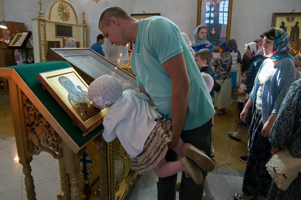 2018.08.10 - 10 праздник Смоленской иконы Божией Матери в Никольском храме с. Рогачево