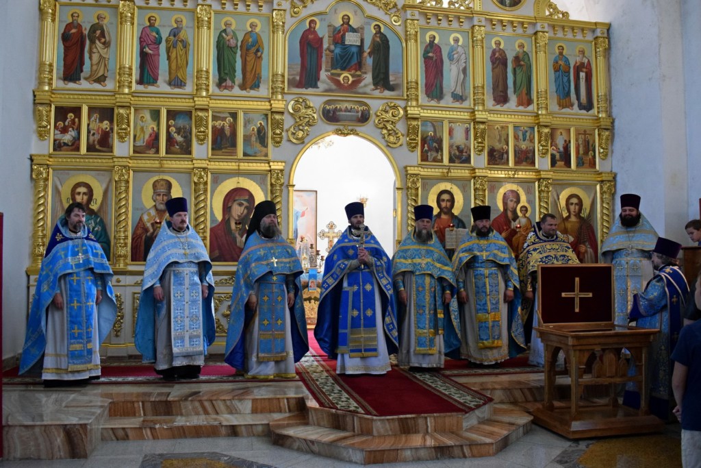 2018.08.10 - 23 праздник Смоленской иконы Божией Матери в Никольском храме с. Рогачево