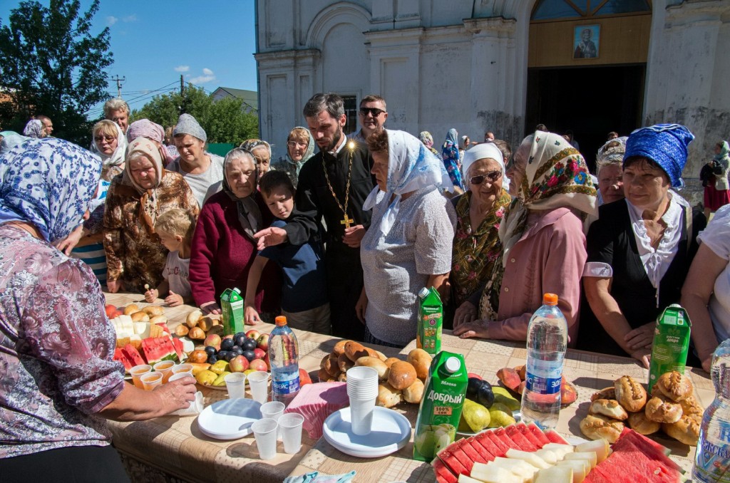 2018.08.10 - 25 праздник Смоленской иконы Божией Матери в Никольском храме с. Рогачево