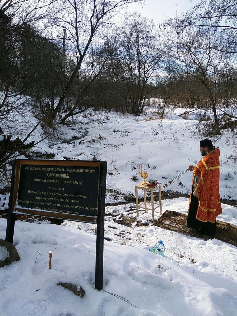 Водосвятный молебен на источнике свщмч. Харалампия в дер. Карпово. Фото 01