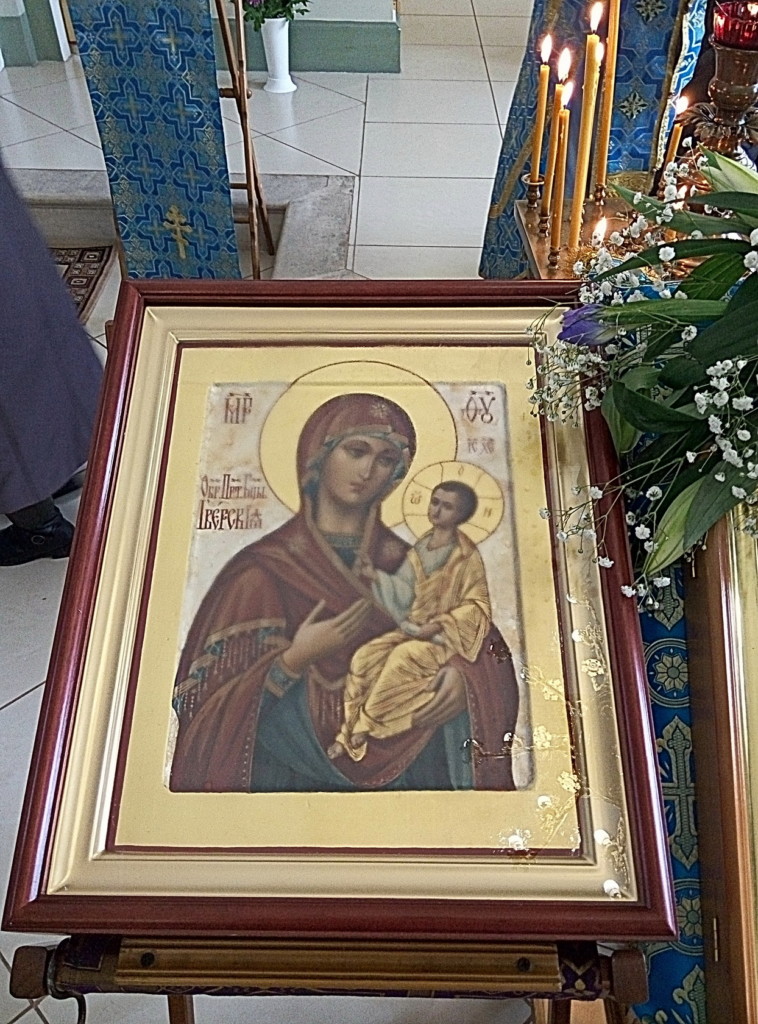 Празднование Иверской иконе Божией Матери в Никольском храме дер. Подмошье. Фото 08