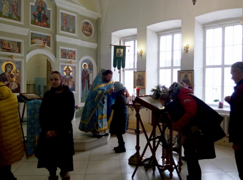 Празднование Иверской иконе Божией Матери в Никольском храме дер. Подмошье. Фото 09